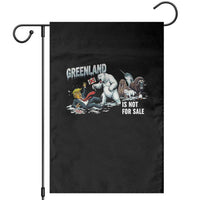 Greenland Not For Sale Garden Flag Political Humor Gift