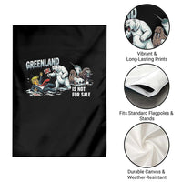 Greenland Not For Sale Garden Flag Political Humor Gift