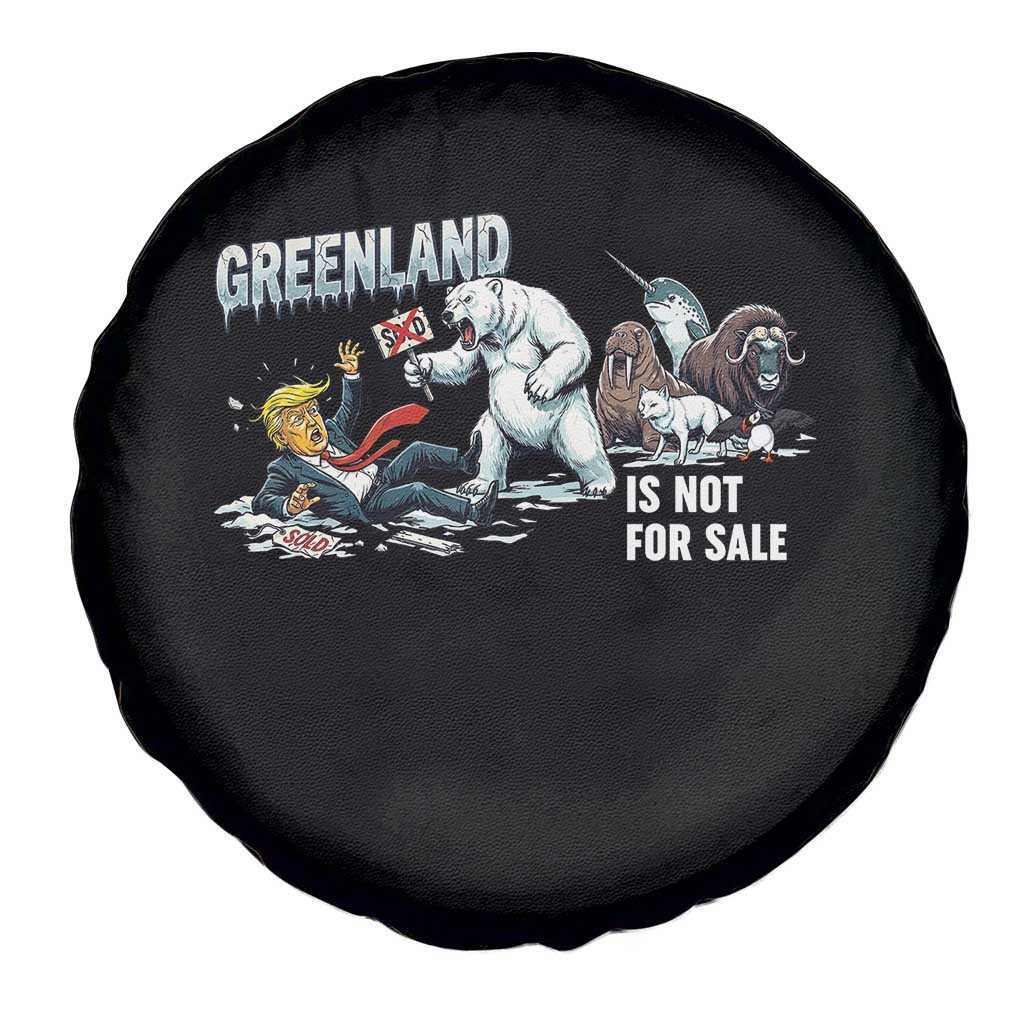 Greenland Not For Sale Spare Tire Cover Political Humor Gift