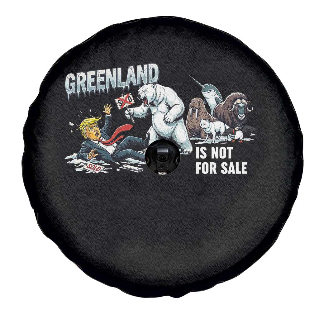 Greenland Not For Sale Spare Tire Cover Political Humor Gift