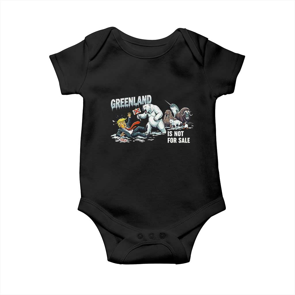 Greenland Not For Sale Baby Onesie Political Humor Gift