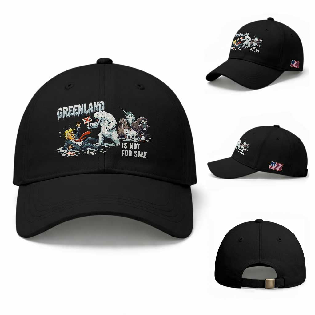 Greenland Not For Sale Baseball Cap Political Humor Gift