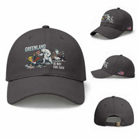 Greenland Not For Sale Baseball Cap Political Humor Gift