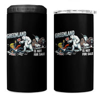 Greenland Not For Sale 4 in 1 Can Cooler Tumbler Political Humor Gift