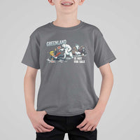 Greenland Not For Sale T Shirt For Kid Political Humor Gift
