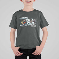 Greenland Not For Sale T Shirt For Kid Political Humor Gift