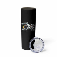 Greenland Not For Sale Skinny Tumbler Political Humor Gift