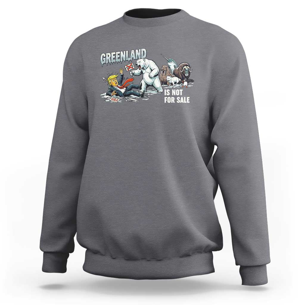 Greenland Not For Sale Sweatshirt Political Humor Gift