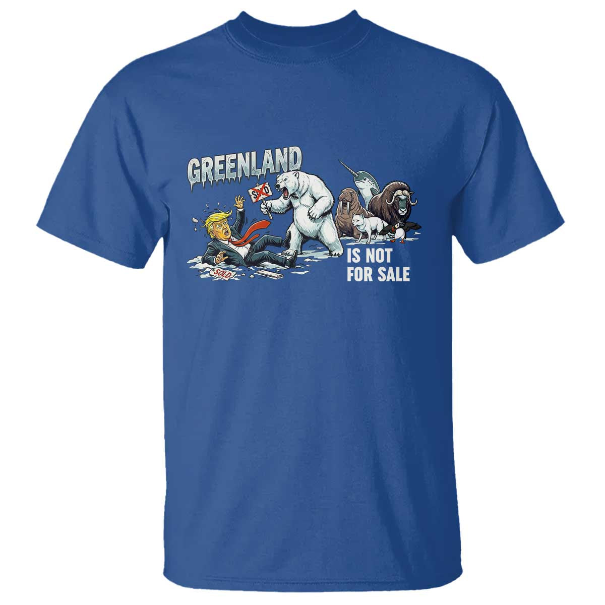 Greenland Not For Sale T Shirt Political Humor Gift