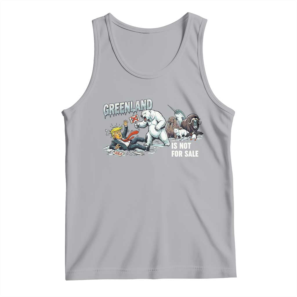 Greenland Not For Sale Tank Top Political Humor Gift