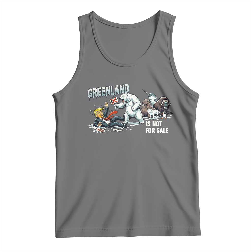 Greenland Not For Sale Tank Top Political Humor Gift