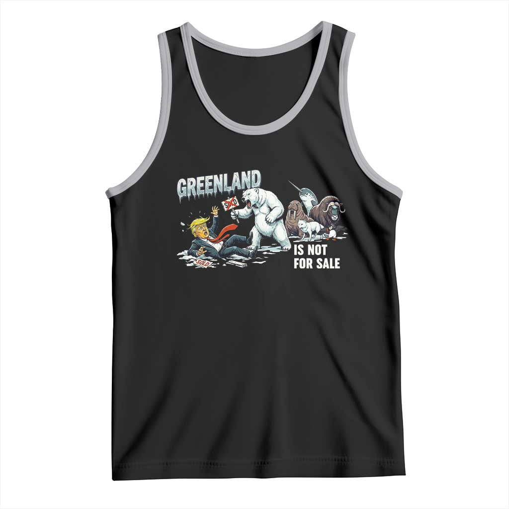 Greenland Not For Sale Tank Top Political Humor Gift