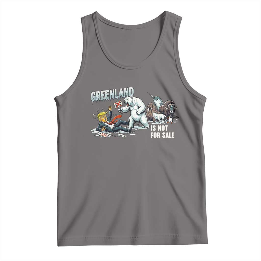 Greenland Not For Sale Tank Top Political Humor Gift