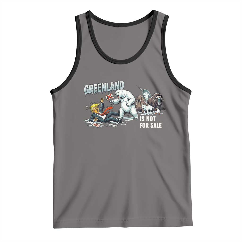 Greenland Not For Sale Tank Top Political Humor Gift