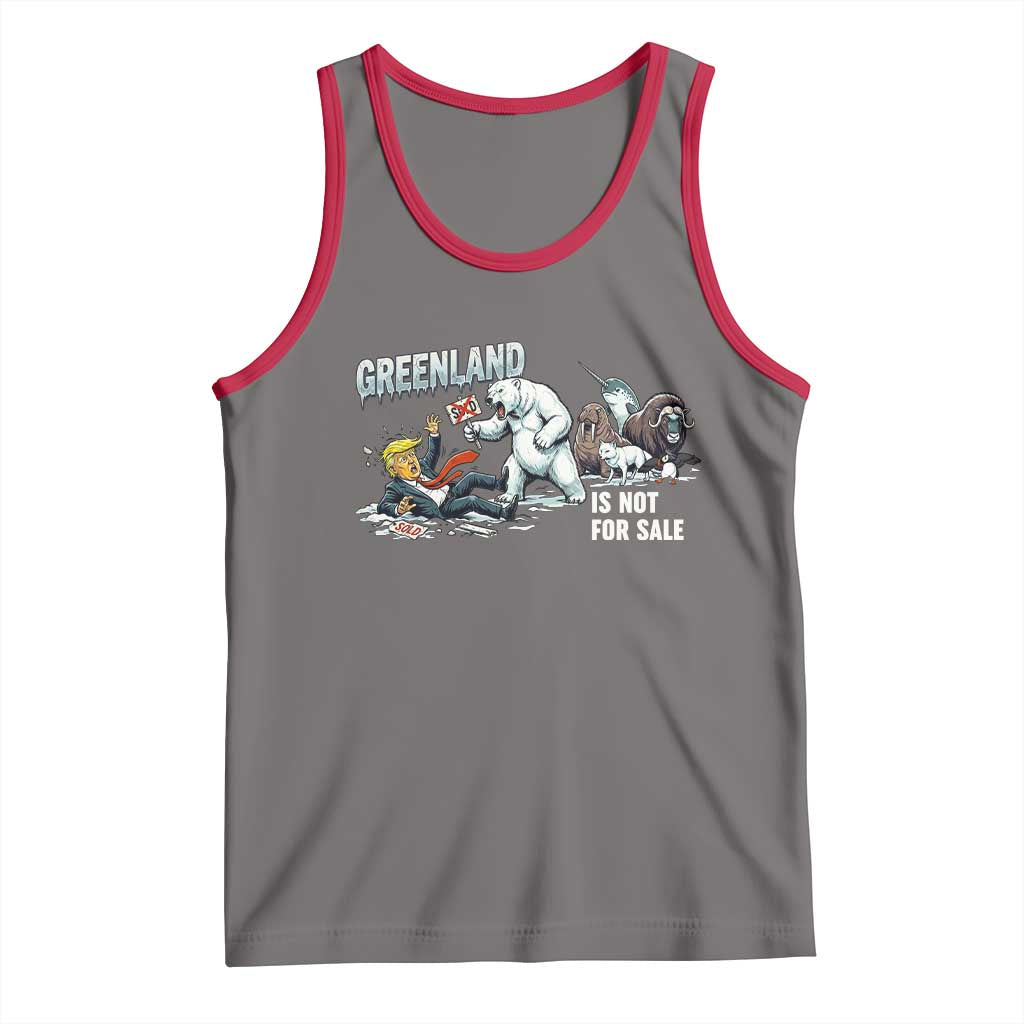 Greenland Not For Sale Tank Top Political Humor Gift