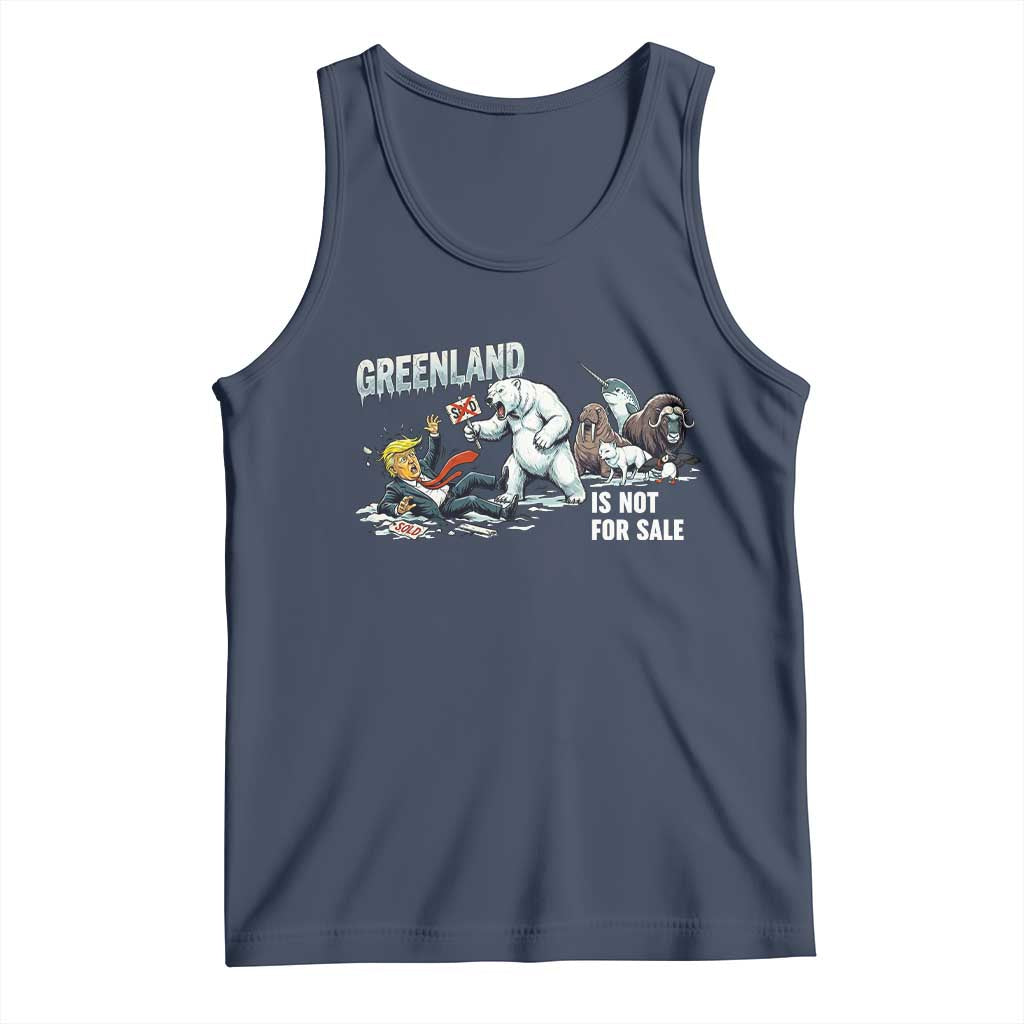 Greenland Not For Sale Tank Top Political Humor Gift