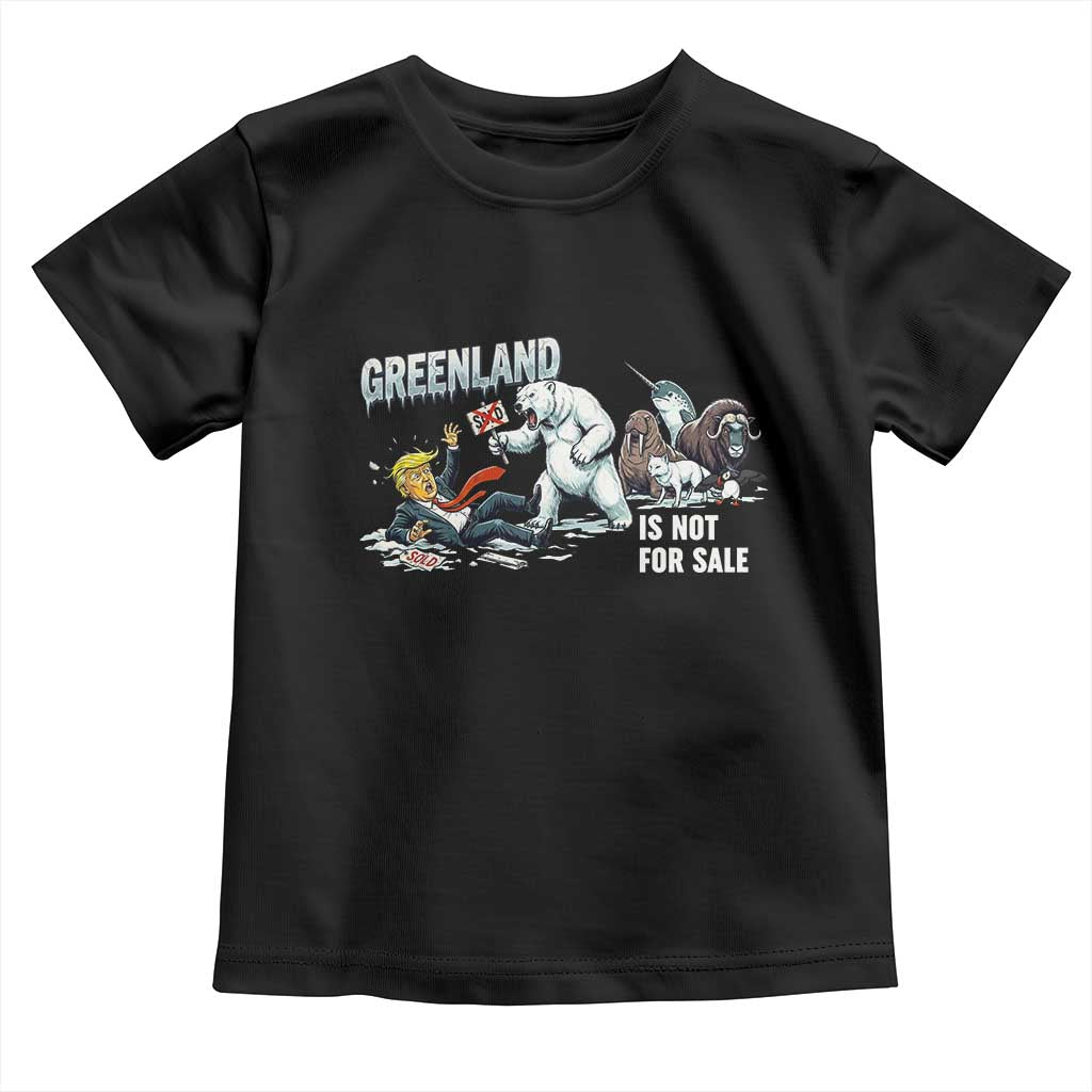Greenland Not For Sale Toddler T Shirt Political Humor Gift