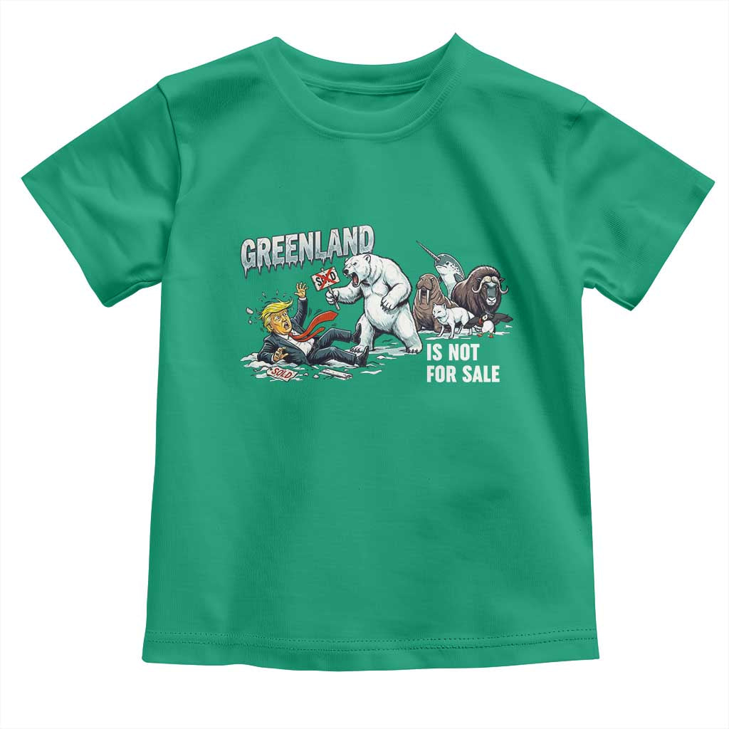 Greenland Not For Sale Toddler T Shirt Political Humor Gift