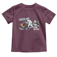 Greenland Not For Sale Toddler T Shirt Political Humor Gift