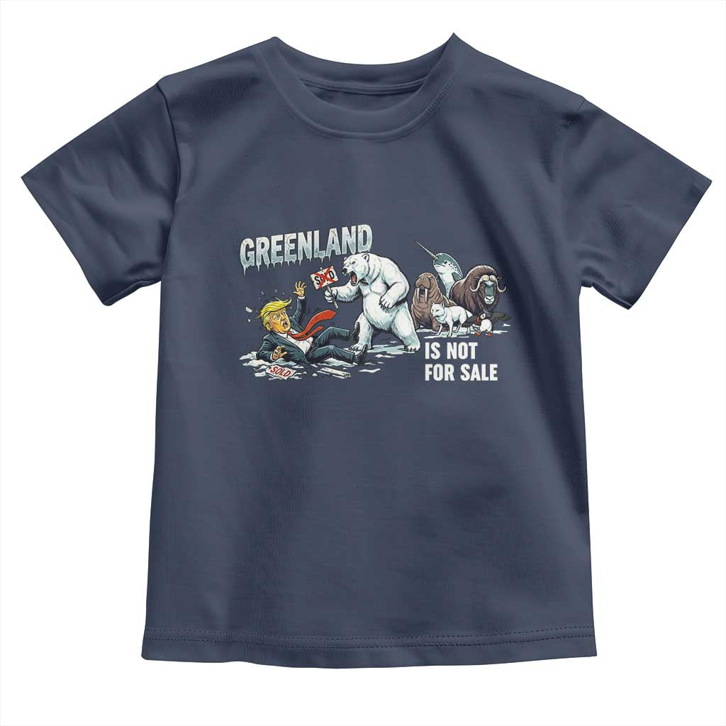 Greenland Not For Sale Toddler T Shirt Political Humor Gift