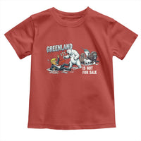 Greenland Not For Sale Toddler T Shirt Political Humor Gift