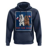 Funny Polar Bear And Beaver Political Protest Hoodie Not For Sale
