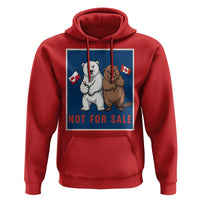 Funny Polar Bear And Beaver Political Protest Hoodie Not For Sale