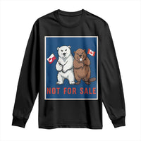 Funny Polar Bear And Beaver Political Protest Long Sleeve Shirt Not For Sale