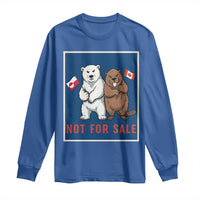 Funny Polar Bear And Beaver Political Protest Long Sleeve Shirt Not For Sale