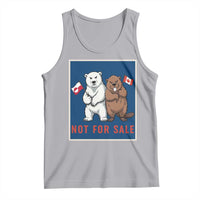 Funny Polar Bear And Beaver Political Protest Tank Top Not For Sale