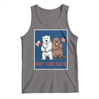 Funny Polar Bear And Beaver Political Protest Tank Top Not For Sale