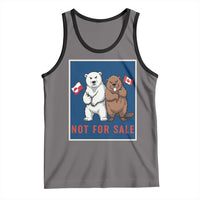 Funny Polar Bear And Beaver Political Protest Tank Top Not For Sale