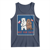 Funny Polar Bear And Beaver Political Protest Tank Top Not For Sale