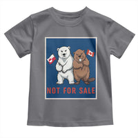 Funny Polar Bear And Beaver Political Protest Toddler T Shirt Not For Sale