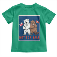 Funny Polar Bear And Beaver Political Protest Toddler T Shirt Not For Sale