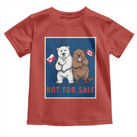 Funny Polar Bear And Beaver Political Protest Toddler T Shirt Not For Sale