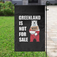 Greenland Not For Sale Garden Flag Anti Authoritarian Political Gag Gift
