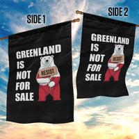 Greenland Not For Sale Garden Flag Anti Authoritarian Political Gag Gift