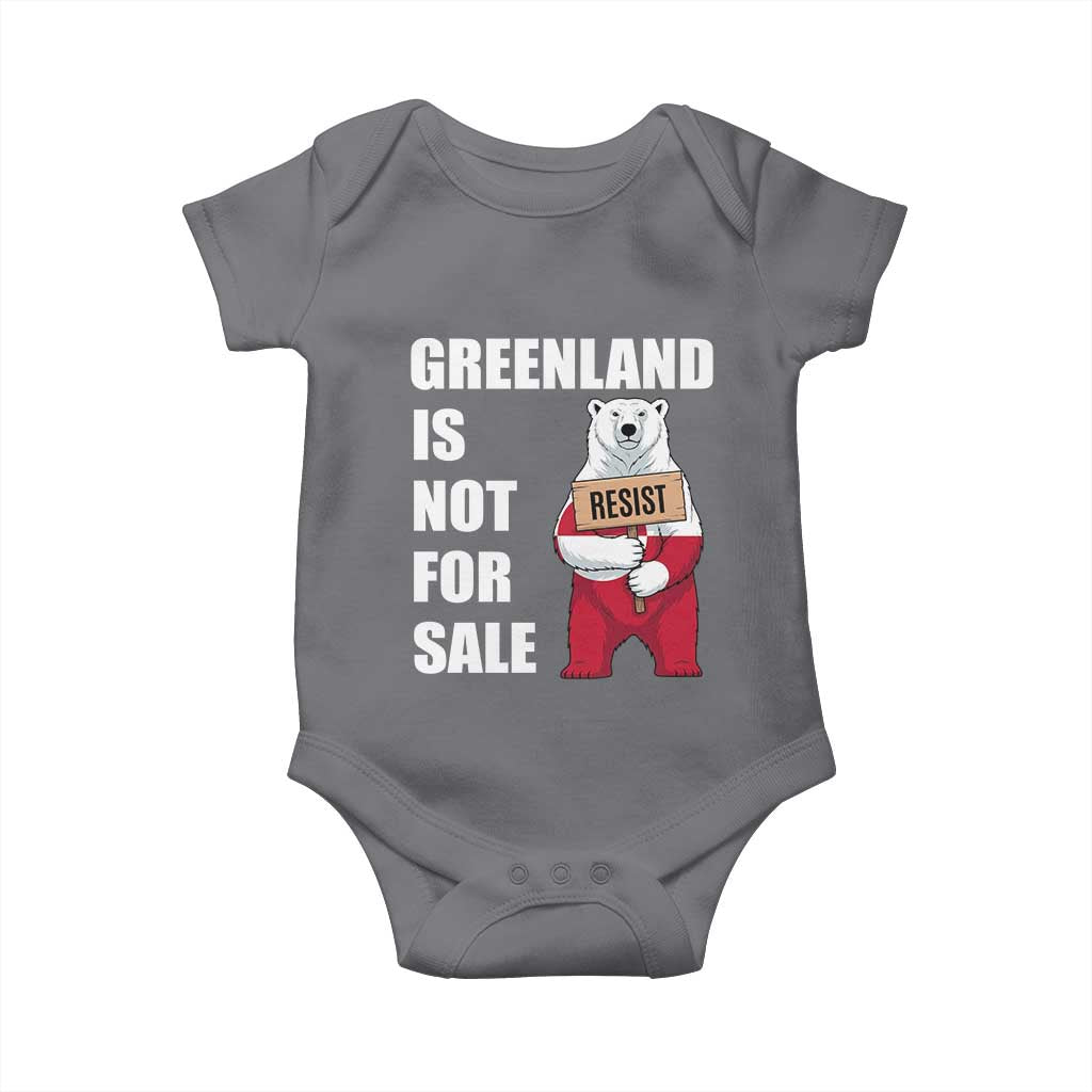 Greenland Not For Sale Baby Onesie Anti Authoritarian Political Gag Gift