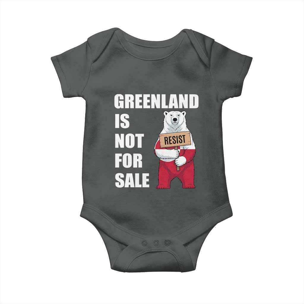 Greenland Not For Sale Baby Onesie Anti Authoritarian Political Gag Gift
