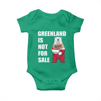 Greenland Not For Sale Baby Onesie Anti Authoritarian Political Gag Gift