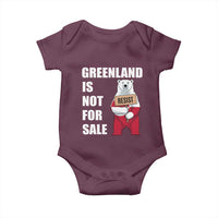 Greenland Not For Sale Baby Onesie Anti Authoritarian Political Gag Gift