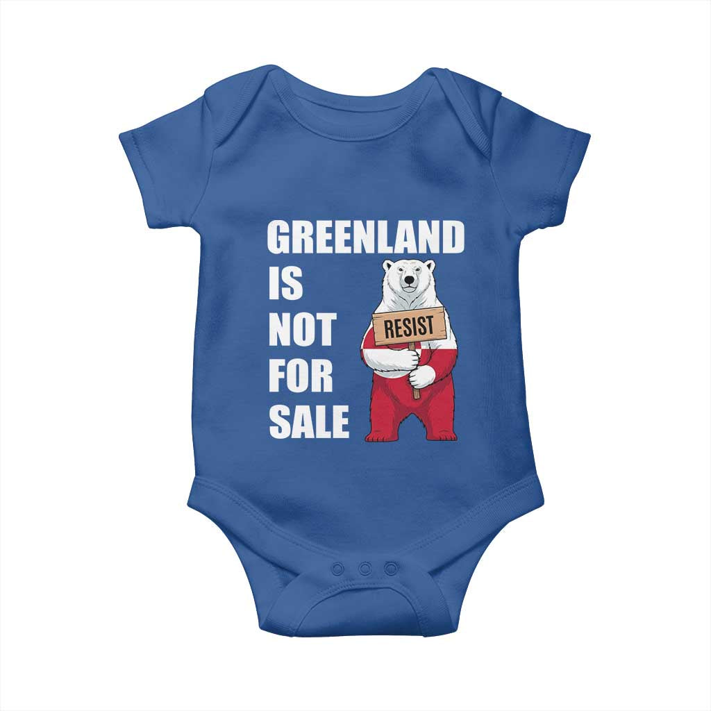 Greenland Not For Sale Baby Onesie Anti Authoritarian Political Gag Gift