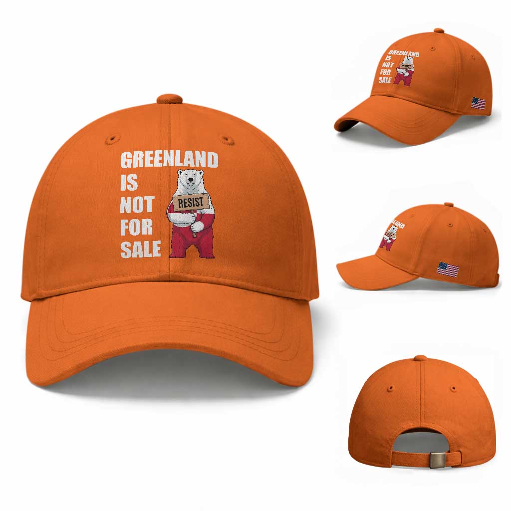 Greenland Not For Sale Baseball Cap Anti Authoritarian Political Gag Gift