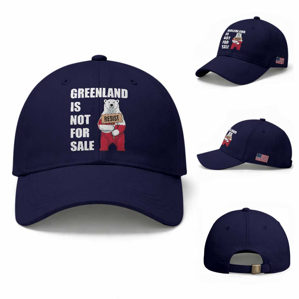 Greenland Not For Sale Baseball Cap Anti Authoritarian Political Gag Gift