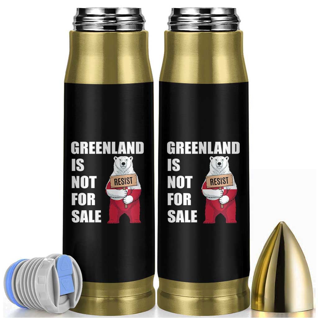 Greenland Not For Sale Bullet Tumbler Anti Authoritarian Political Gag Gift