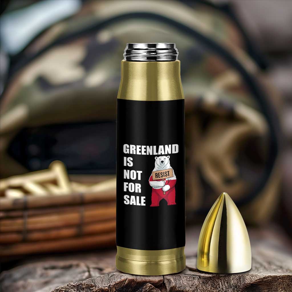 Greenland Not For Sale Bullet Tumbler Anti Authoritarian Political Gag Gift