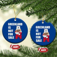 Greenland Not For Sale Ceramic Ornament Anti Authoritarian Political Gag Gift