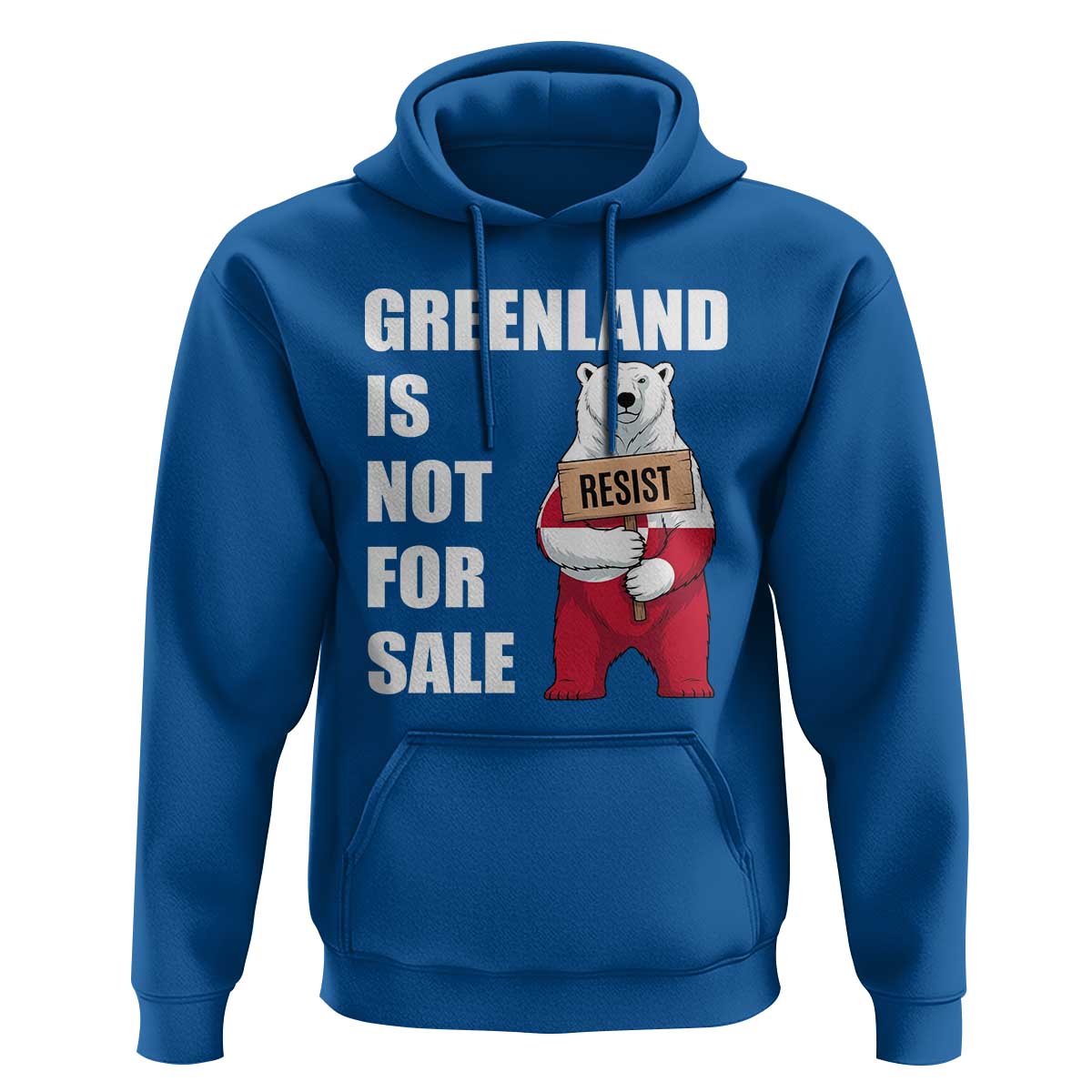 Greenland Not For Sale Hoodie Anti Authoritarian Political Gag Gift