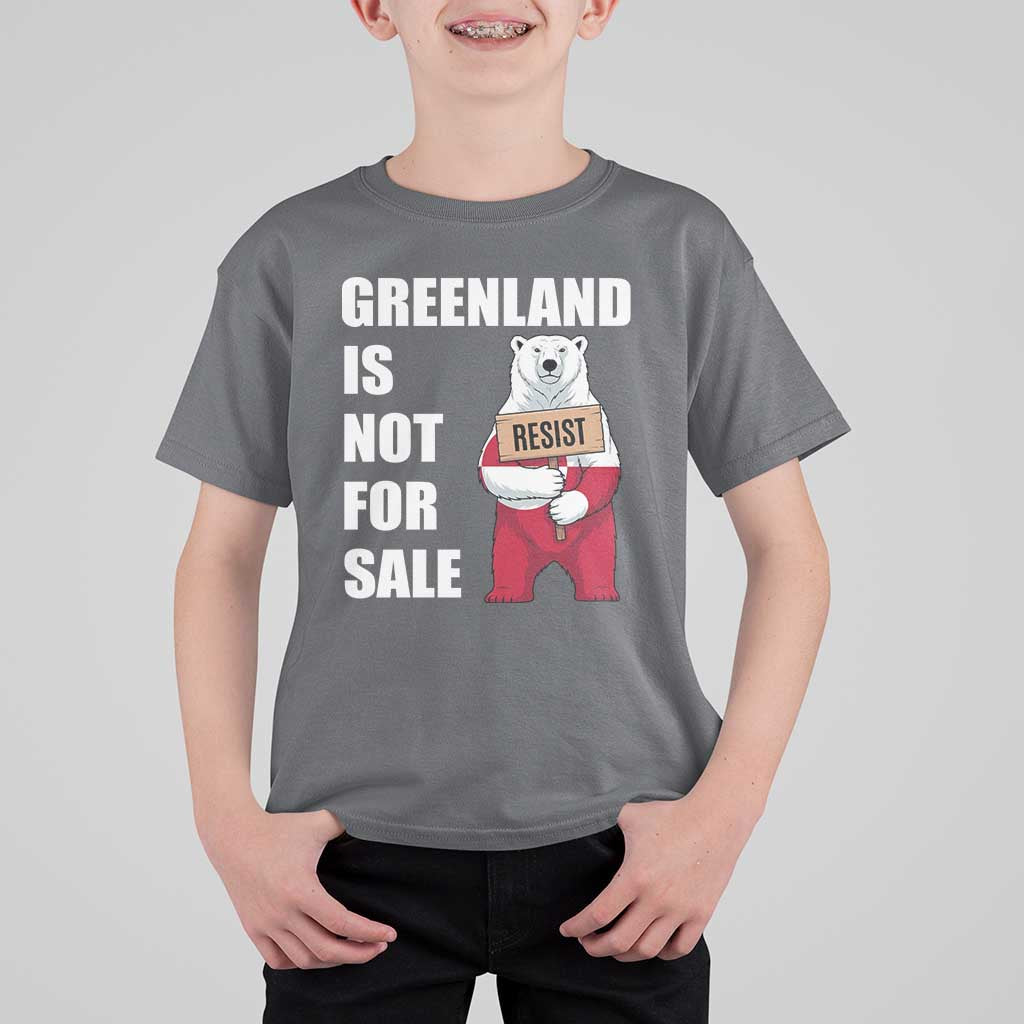 Greenland Not For Sale T Shirt For Kid Anti Authoritarian Political Gag Gift